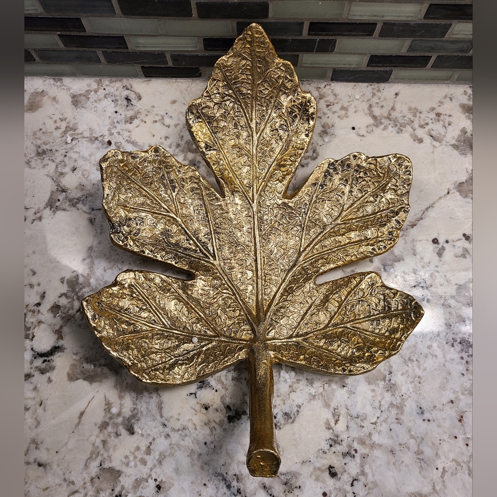Small Gold Leaf Dish